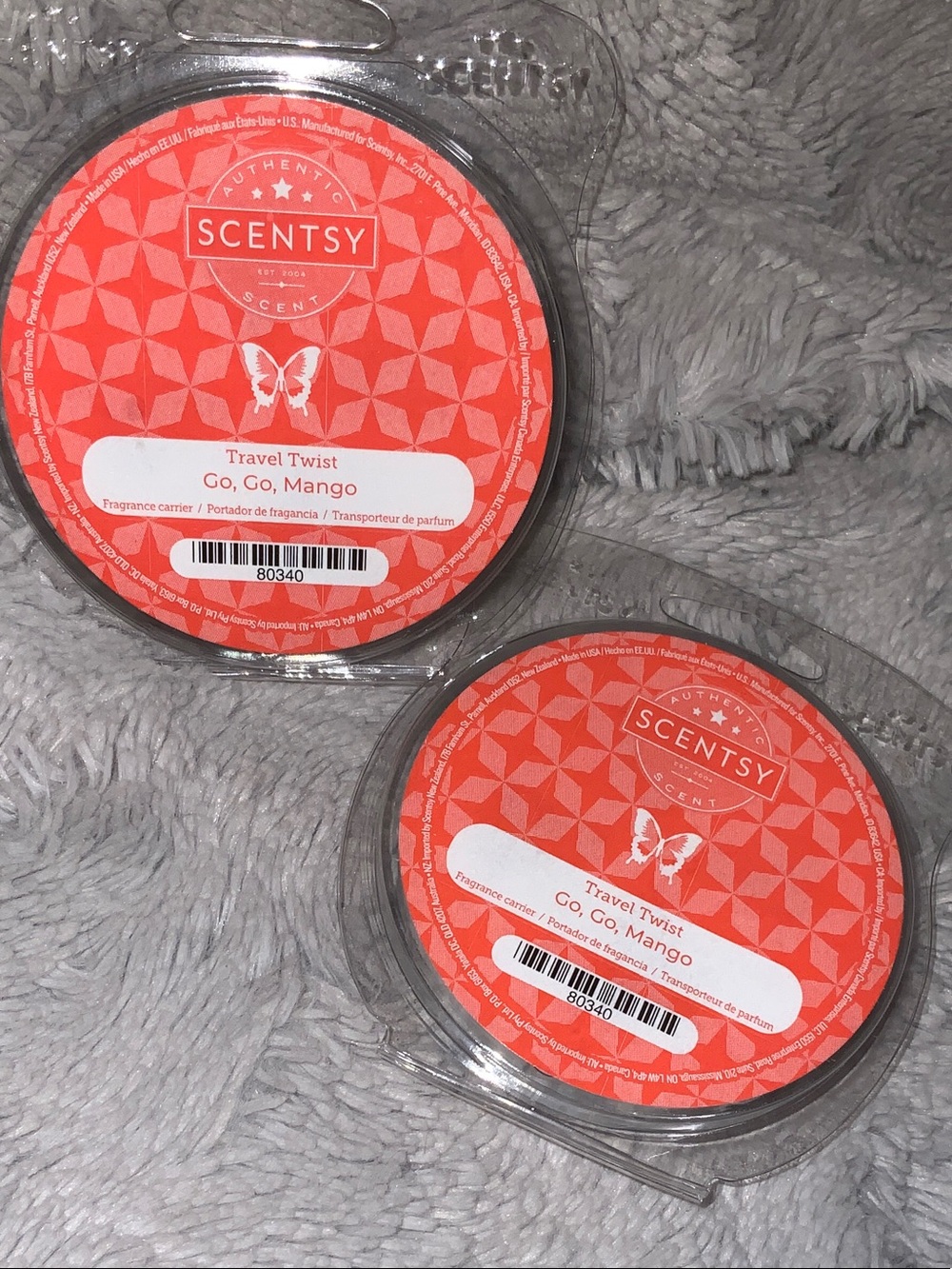 Scentsy Travel Twist Go, Go, Mango (orange)